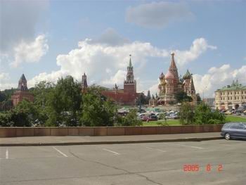 Вид на Кремль.